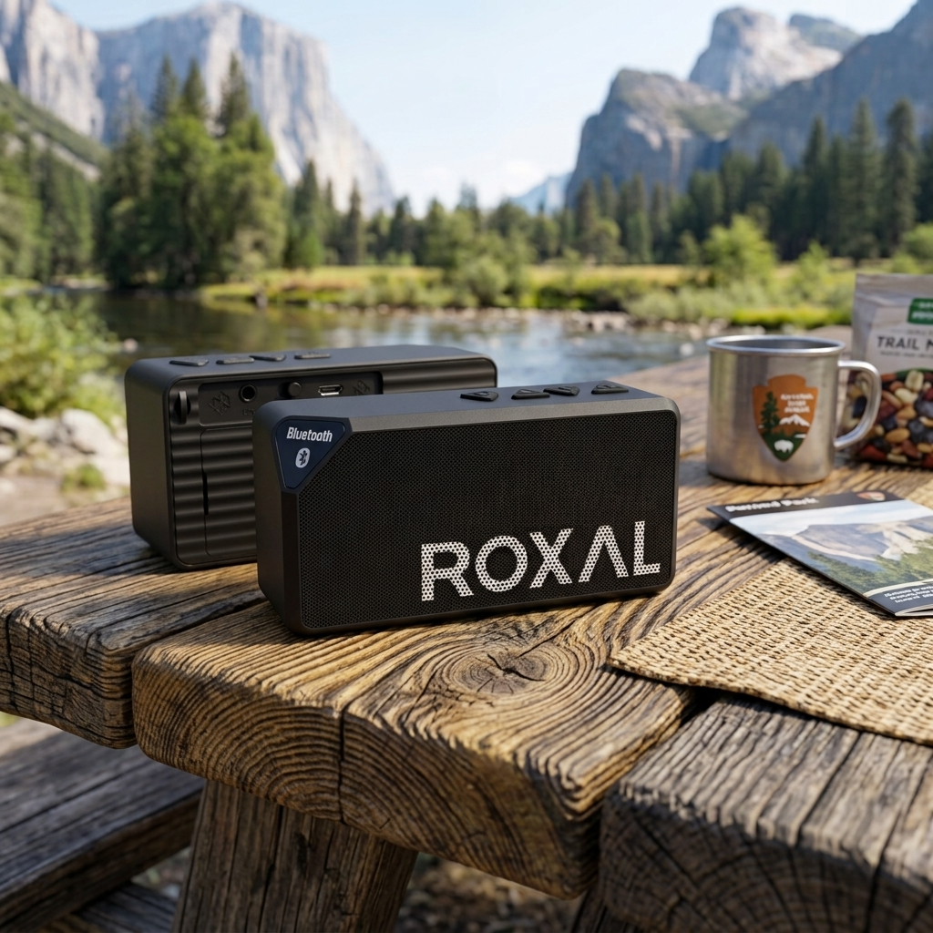 Bluetooth Speaker – Portable ROXAL Wireless Speaker, Compact Audio for Travel & Home