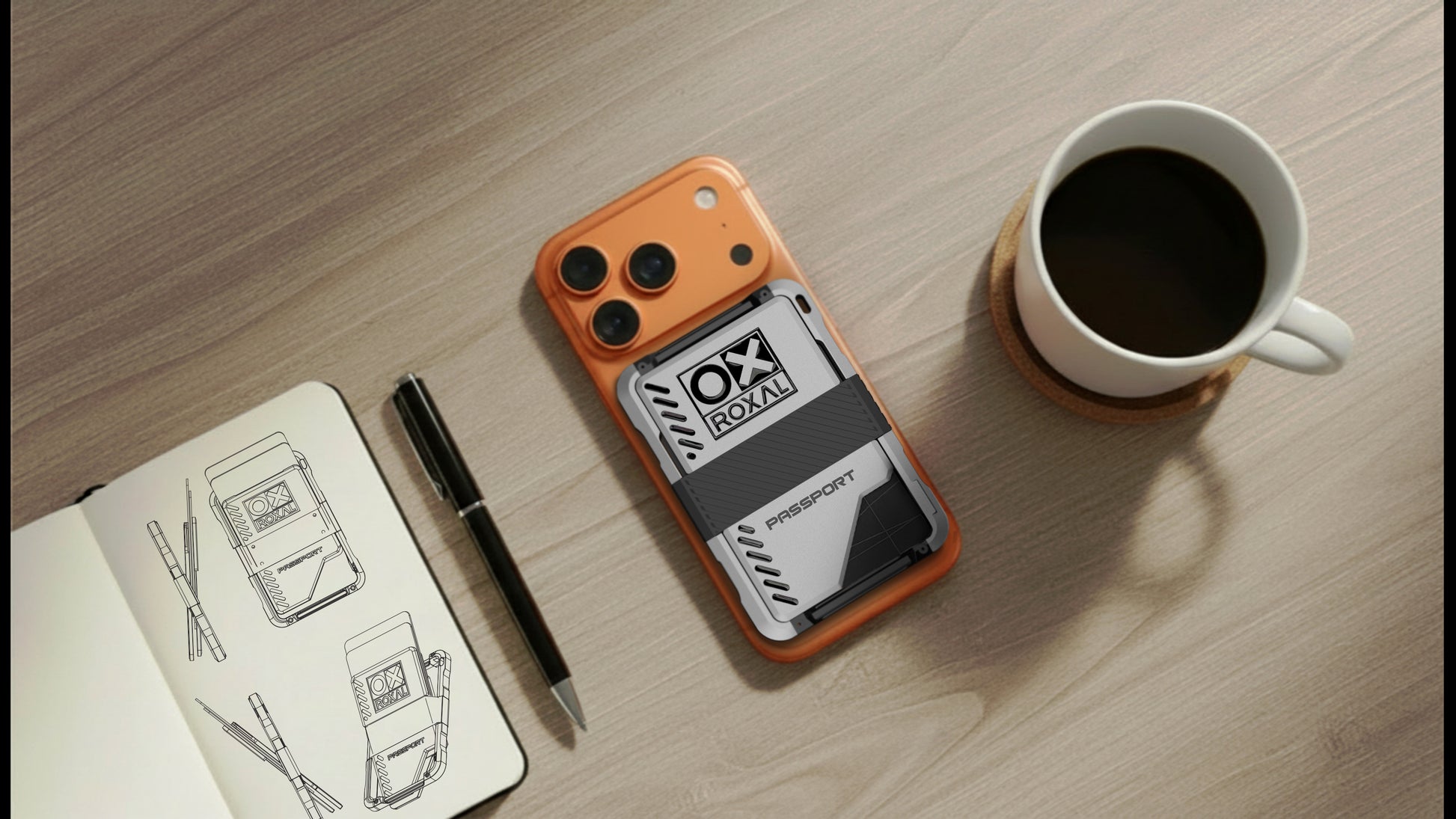 Roxal Passport Magnetic Wallet