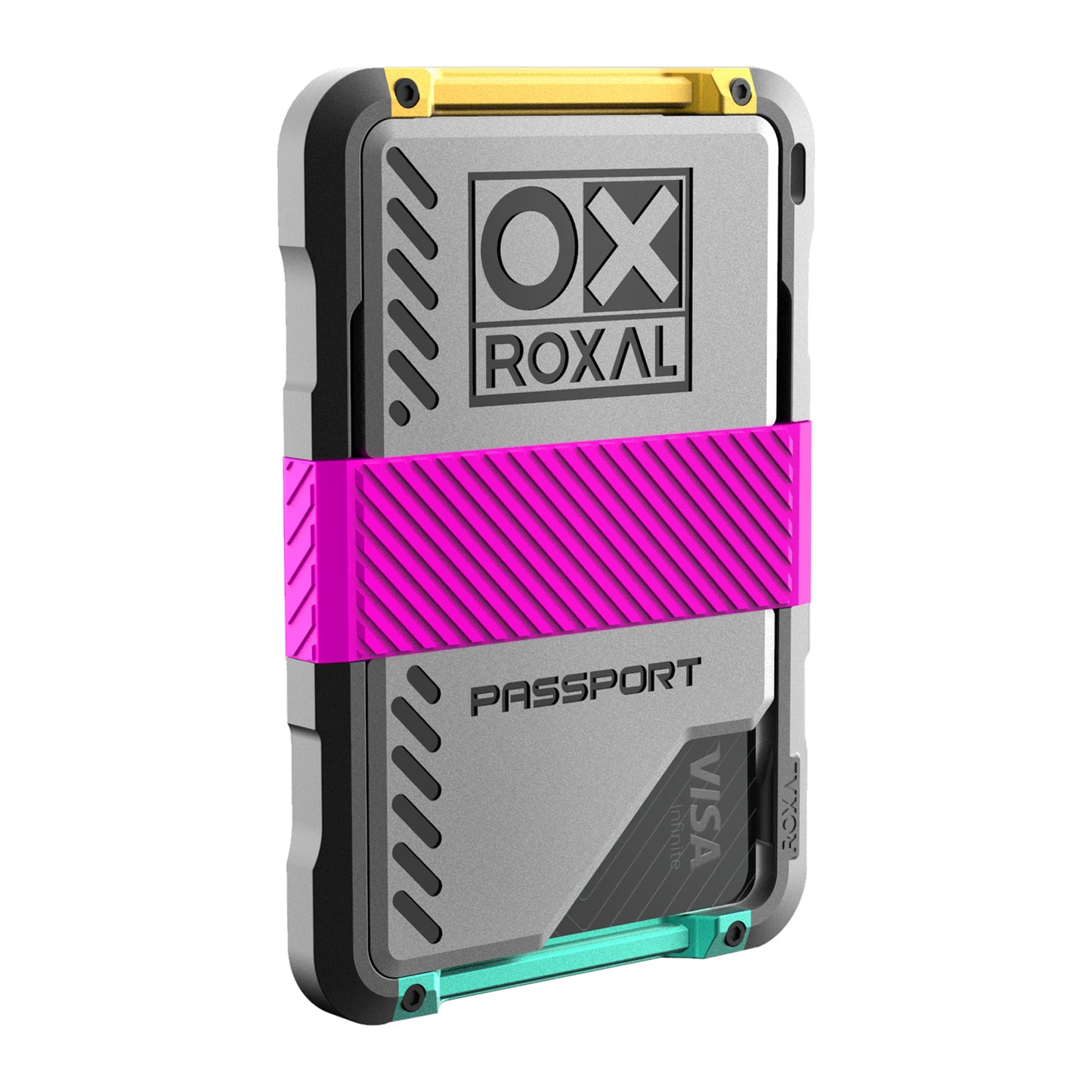 Roxal Passport Magnetic Wallet Magenta