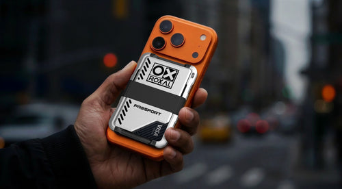 Roxal Passport Magnetic Wallet - Silver