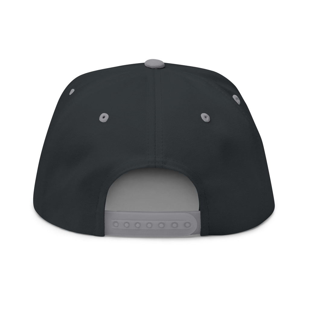 Flat Bill Cap — ROXAL Embroidered Snapback Hat