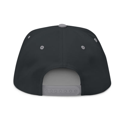 Flat Bill Cap — ROXAL Embroidered Snapback Hat