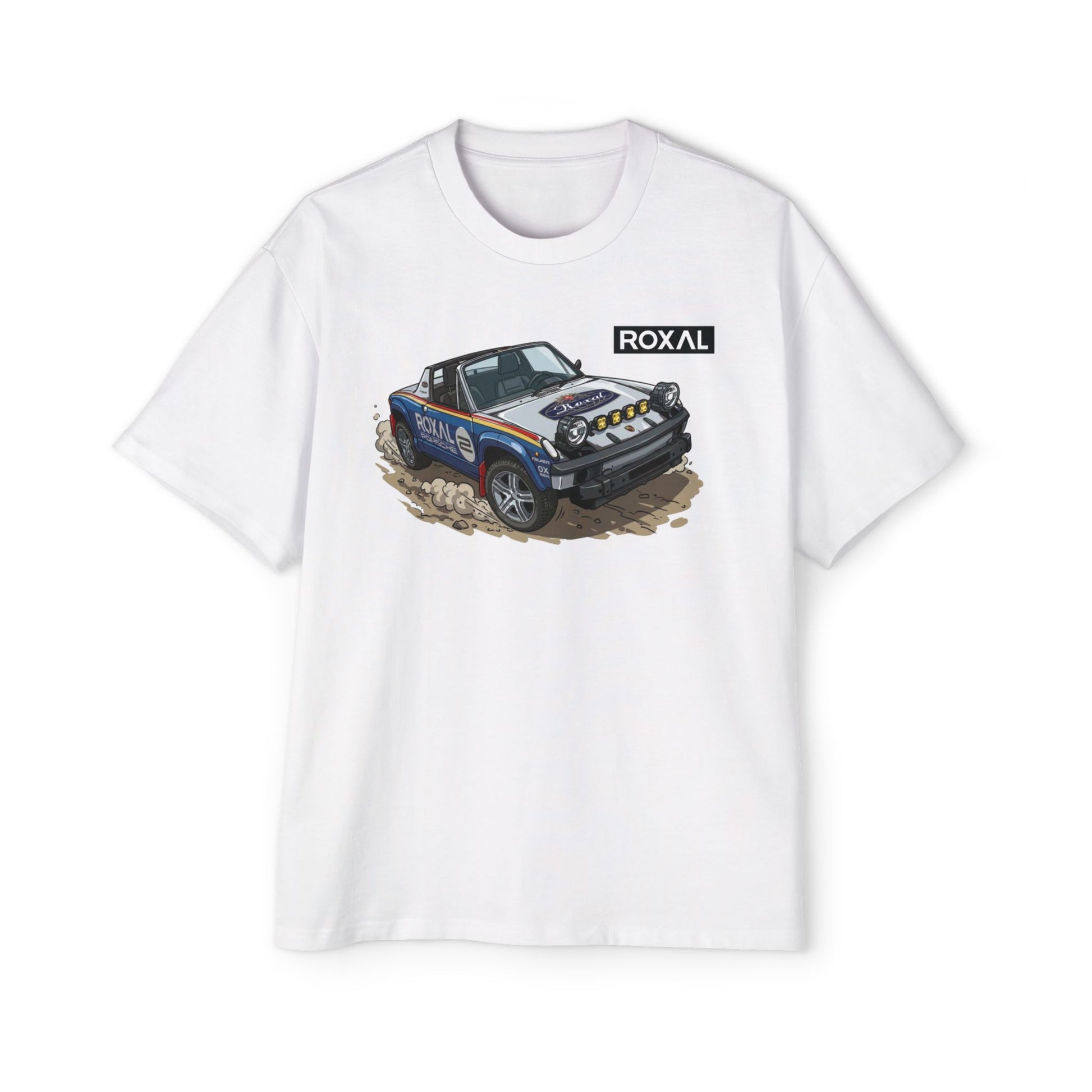 Scraptor Rally Tee — 'ROXAL' Off-Road Racing Graphic T-Shirt