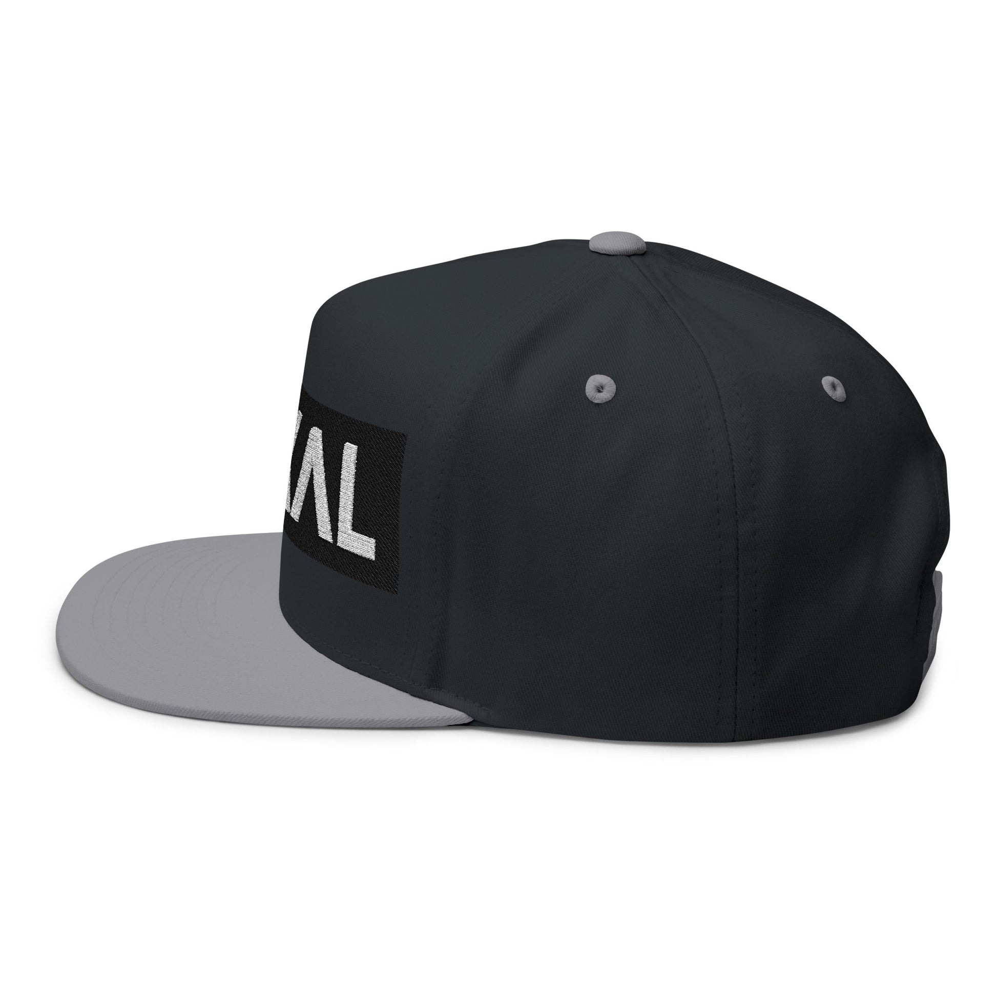 Flat Bill Cap — ROXAL Embroidered Snapback Hat