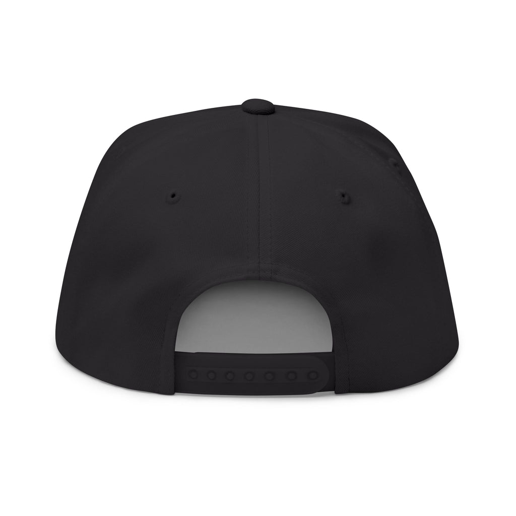 Flat Bill Cap — ROXAL Embroidered Snapback Hat