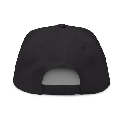 Flat Bill Cap — ROXAL Embroidered Snapback Hat