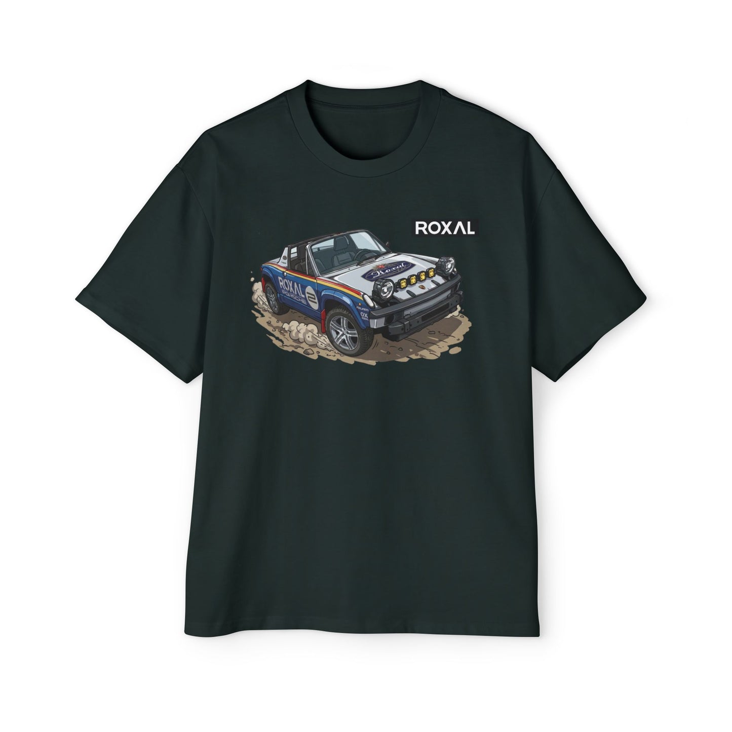 Scraptor Rally Tee — 'ROXAL' Off-Road Racing Graphic T-Shirt