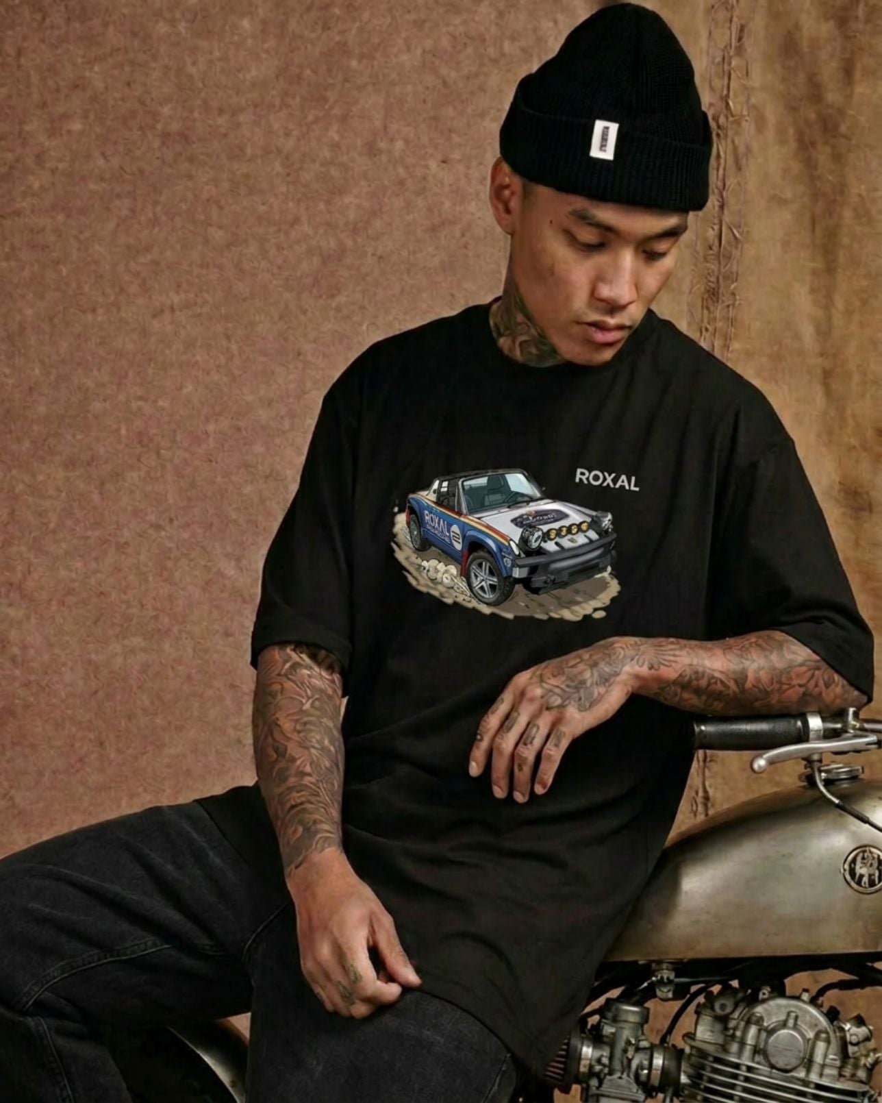 Scraptor Rally Tee — 'ROXAL' Off-Road Racing Graphic T-Shirt