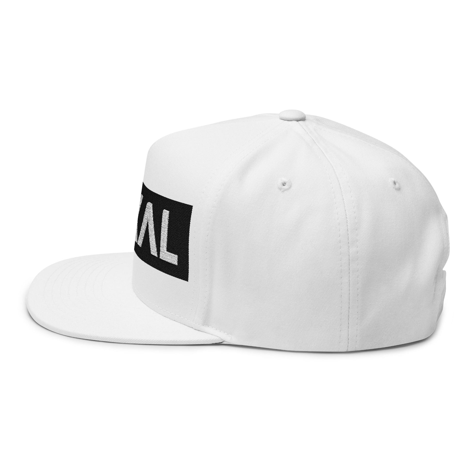 Flat Bill Cap — ROXAL Embroidered Snapback Hat