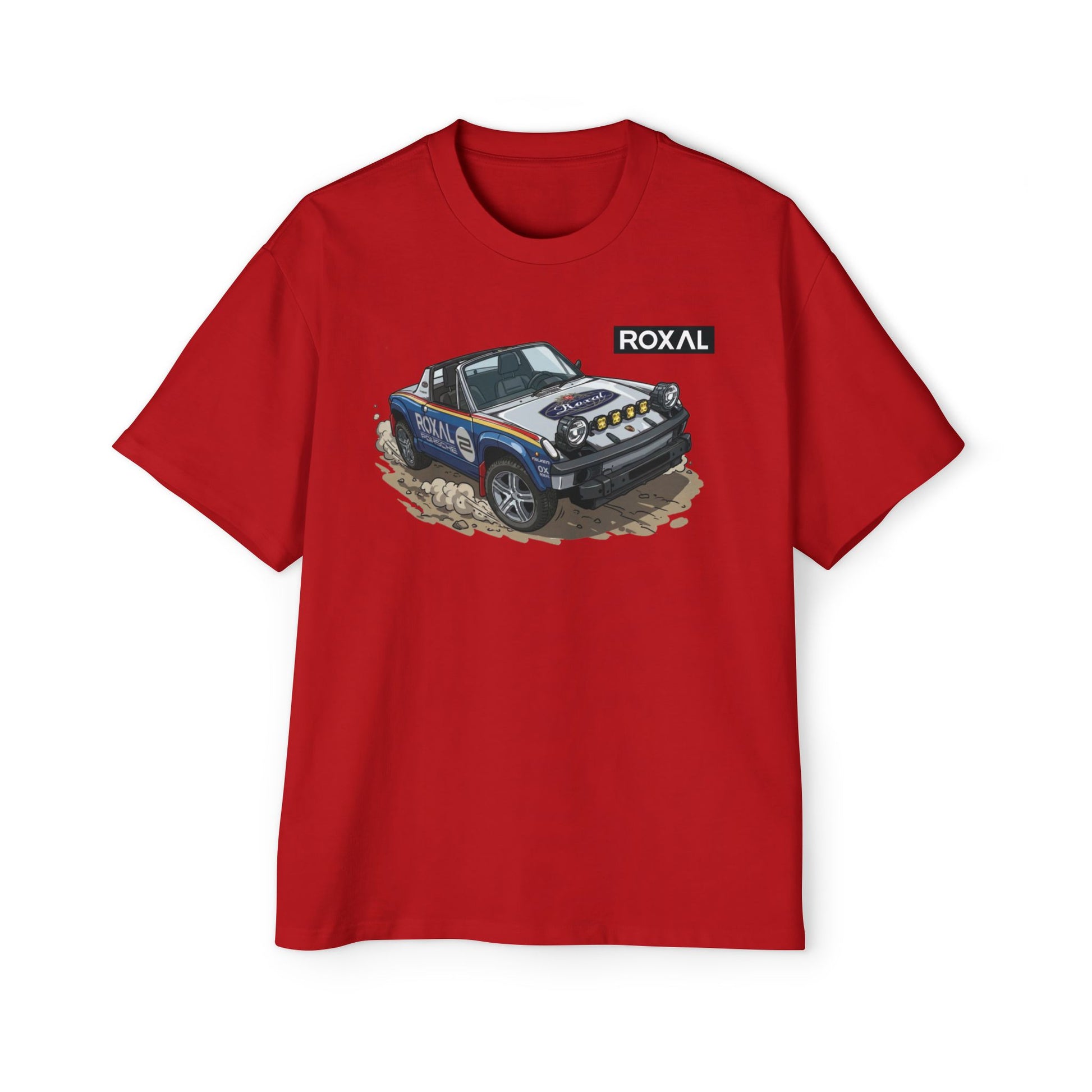 Scraptor Rally Tee — 'ROXAL' Off-Road Racing Graphic T-Shirt
