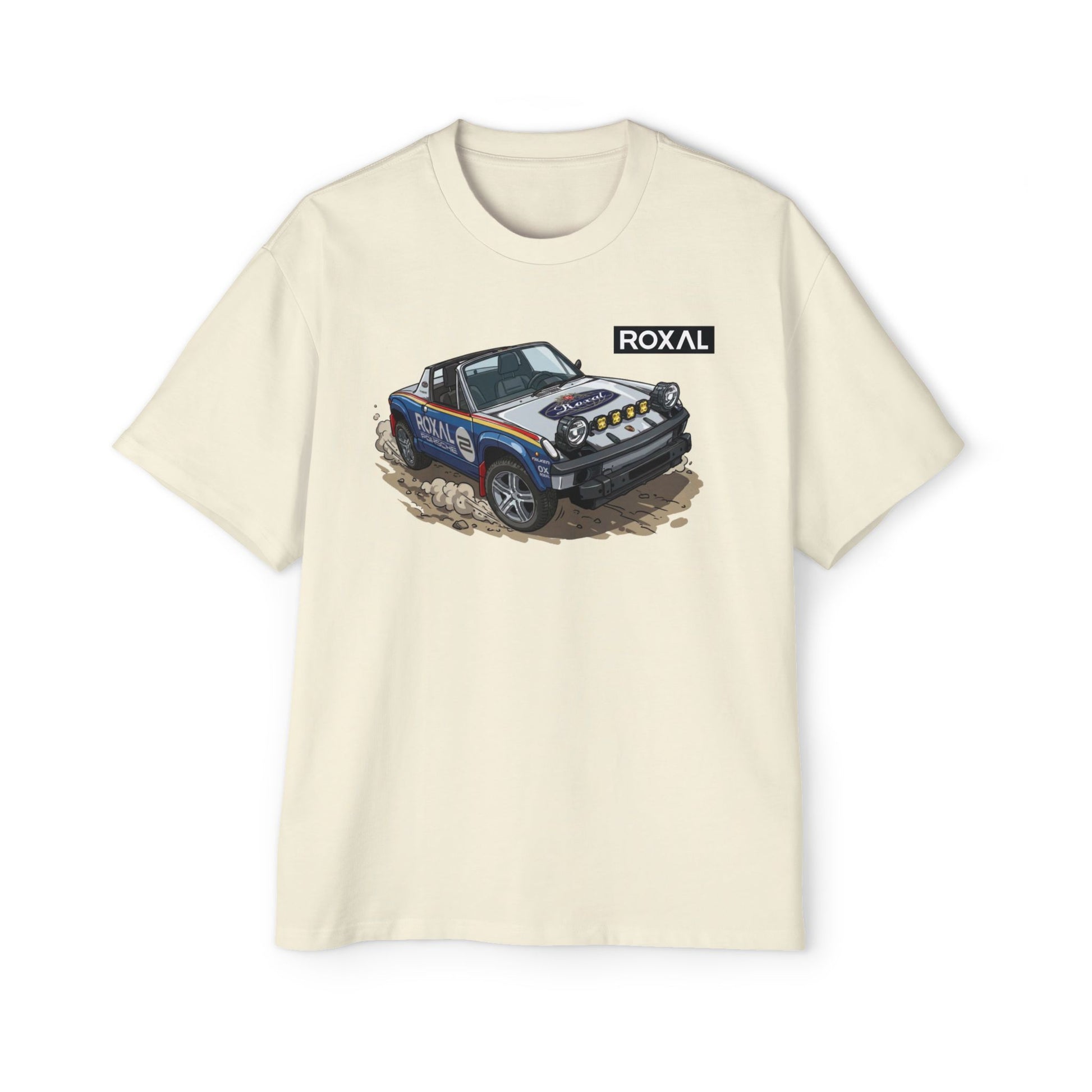 Scraptor Rally Tee — 'ROXAL' Off-Road Racing Graphic T-Shirt