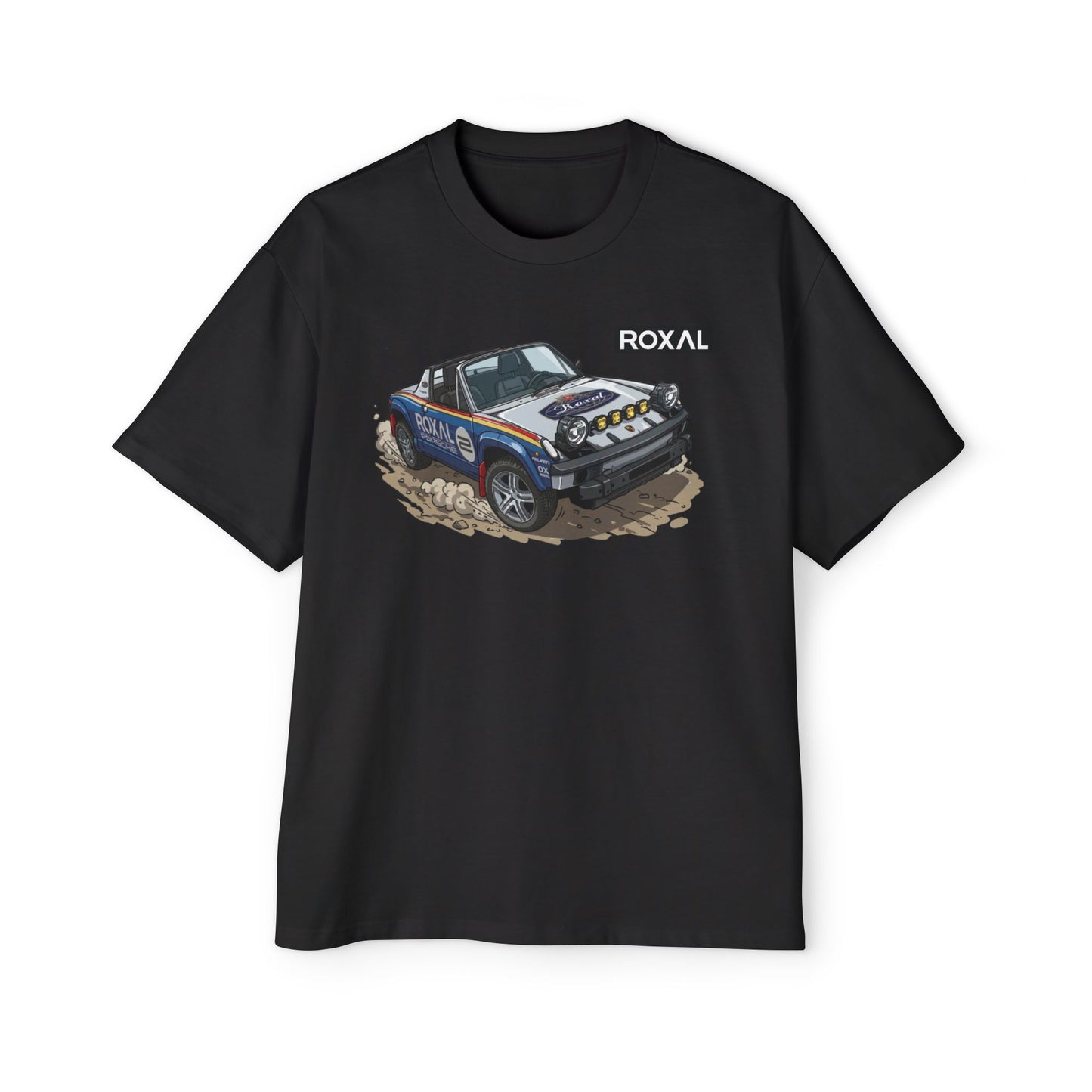 Scraptor Rally Tee — 'ROXAL' Off-Road Racing Graphic T-Shirt