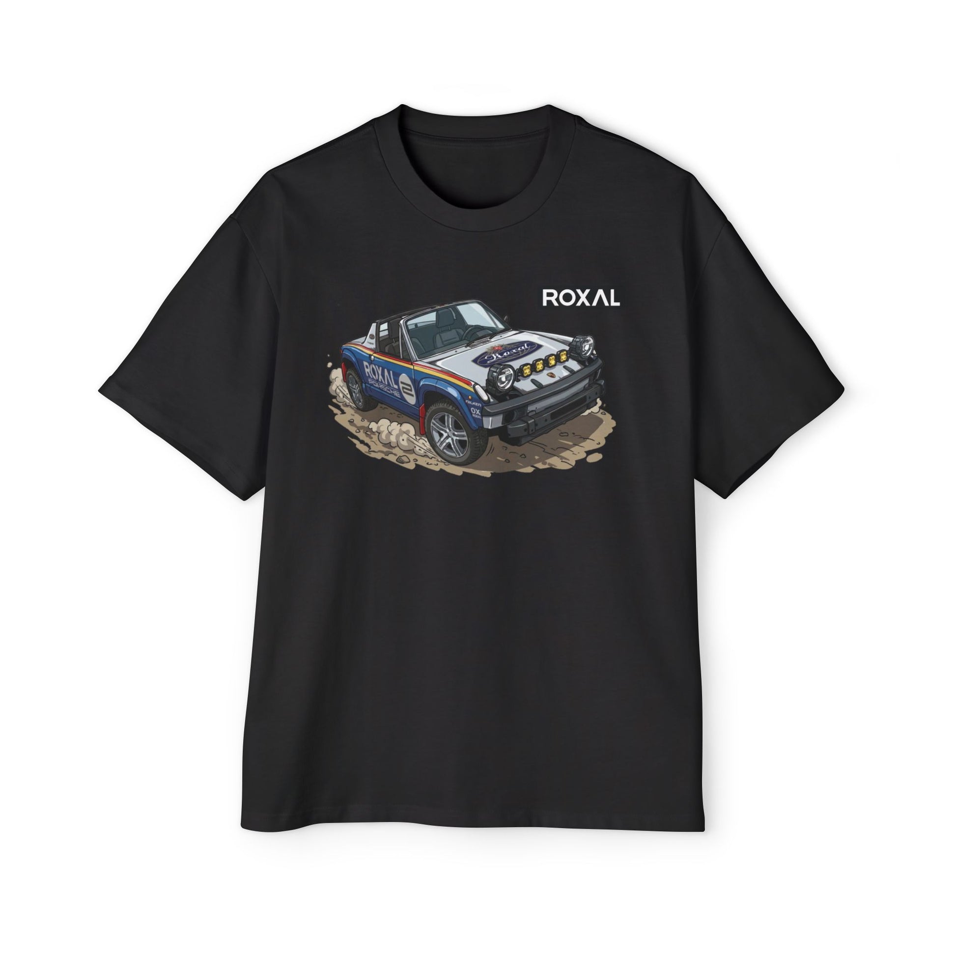 Scraptor Rally Tee — 'ROXAL' Off-Road Racing Graphic T-Shirt