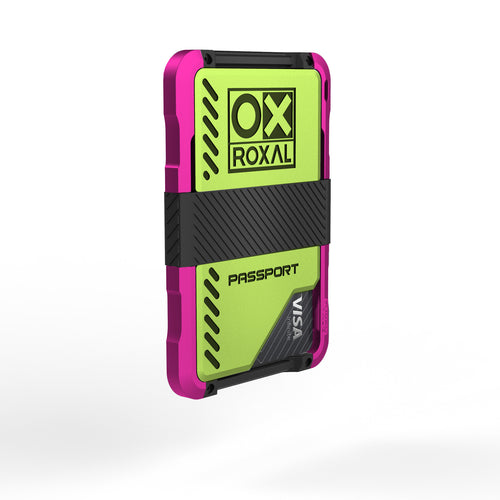 Roxal Passport Magnetic Wallet - Sunny