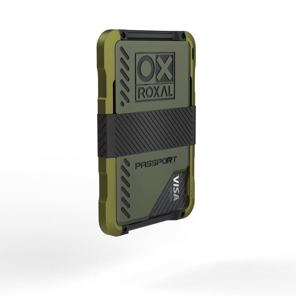 Roxal Passport Magnetic Wallet - Hunter