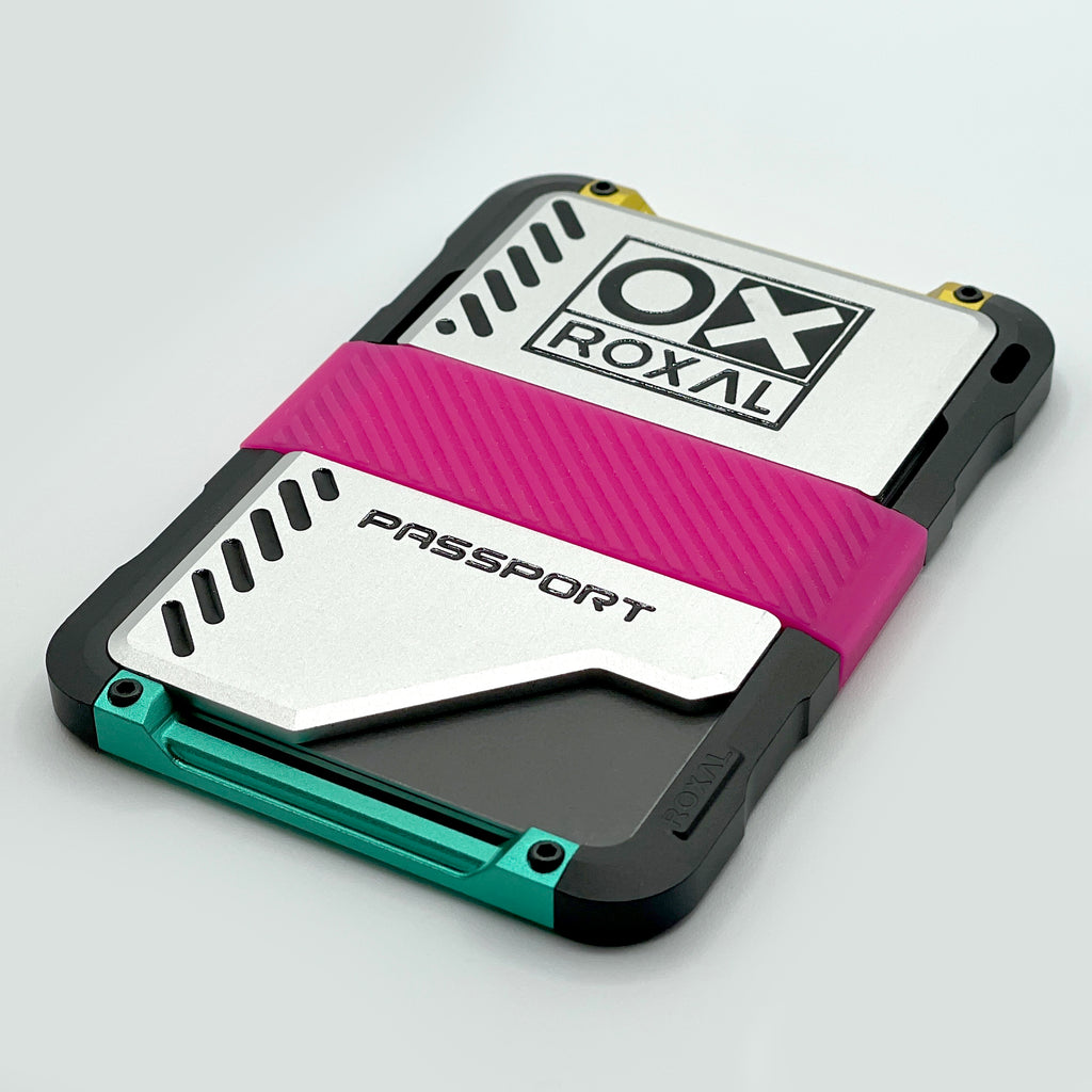 Roxal Passport Magnetic Wallet Magenta
