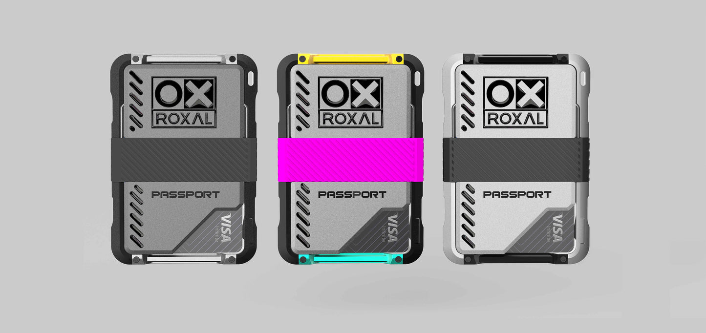 Roxal Passport Magnetic Wallet Magenta